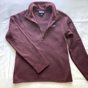 PATAGONIA Better Sweater Quarter Zip Size Small